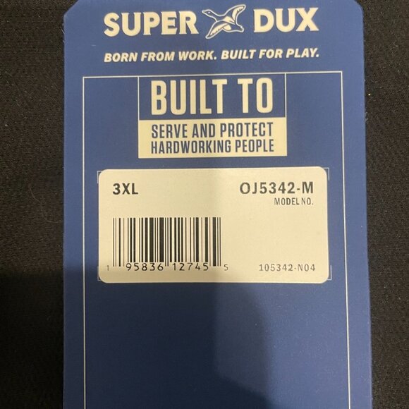 Carhartt Super Dux Relaxed Fit Mock-Neck Rain Defender Black Jacket OJ5342-M 3XL - Picture 6 of 10